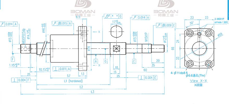TBI XSVR02010B1DGC5-599-P1 tbi丝杆精度等级